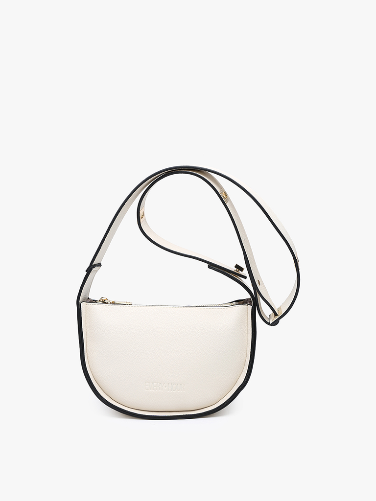 Celine Crescent Off White Shoulder Bag -Handbag-Jen & Co.-Three Birdies Boutique, Women's Fashion Boutique Located in Kearney, MO