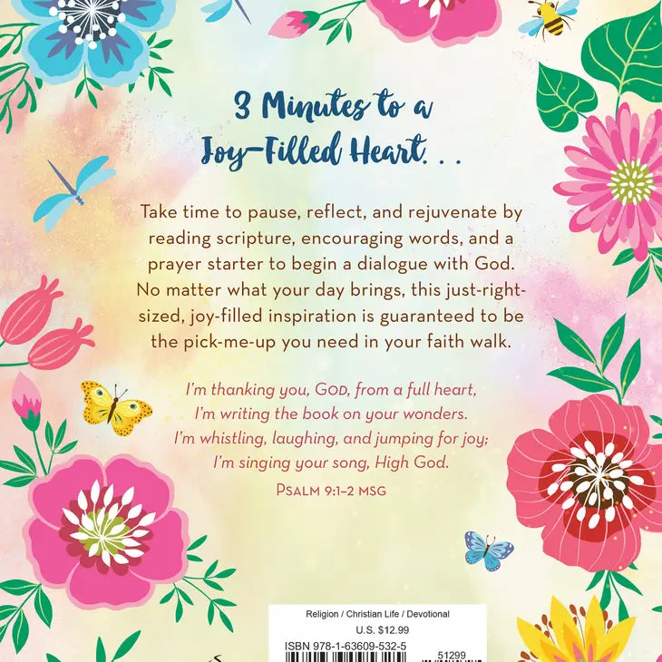 Embracing Joy: A Three Minute Devotional For Women-Book-Barbour Publishing, Inc.-Three Birdies Boutique, Women's Fashion Boutique Located in Kearney, MO