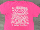 Pink Sunshine State of Mind Graphic Tee-Graphic Tees-TB TEES-Three Birdies Boutique, Women's Fashion Boutique Located in Kearney, MO