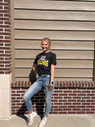Bulldogs Drip Black Tee { product_type }}