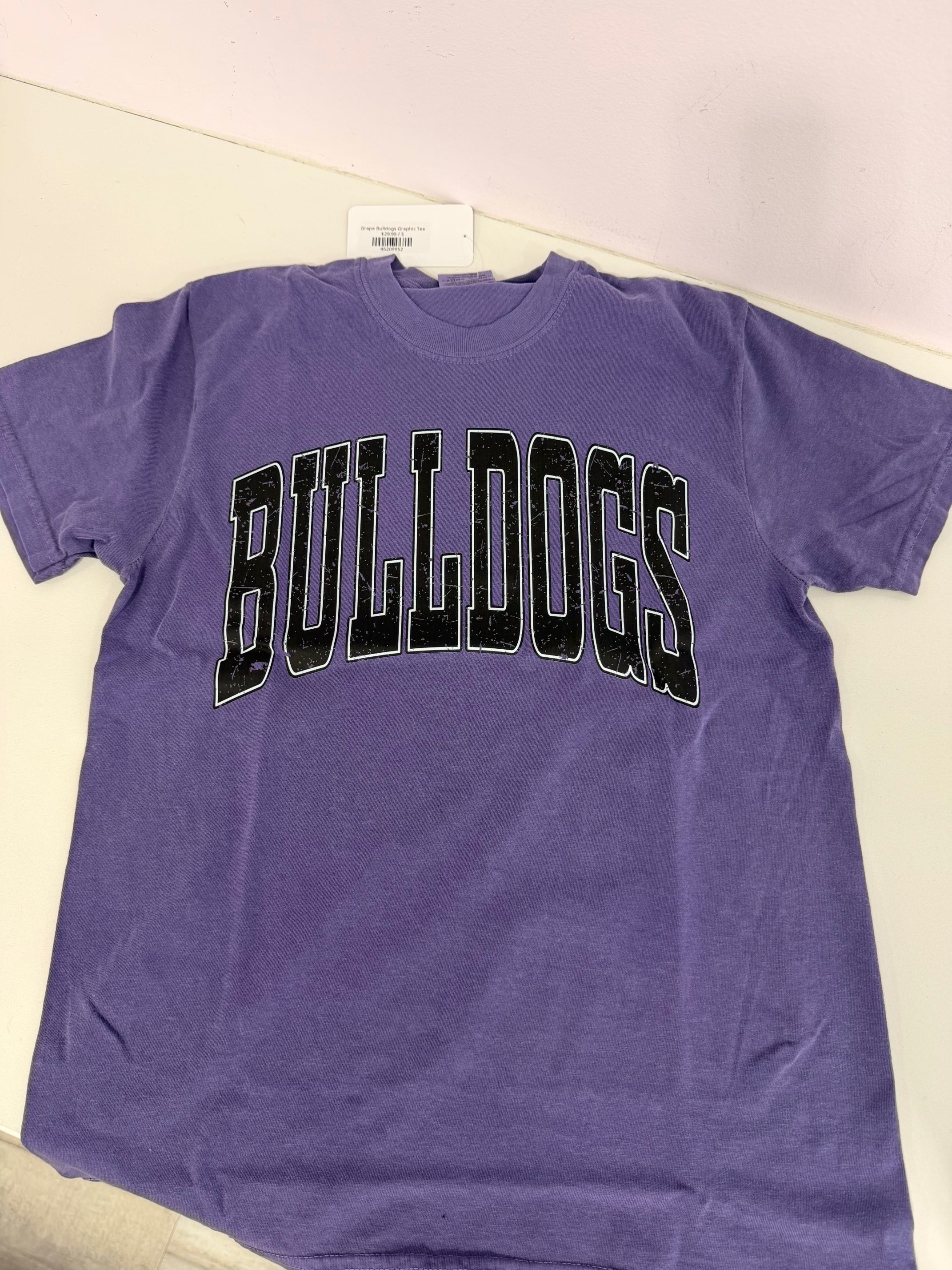 Grape Bulldogs Graphic Tee { product_type }}