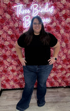 Black Cap Sleeve Top { product_type }}