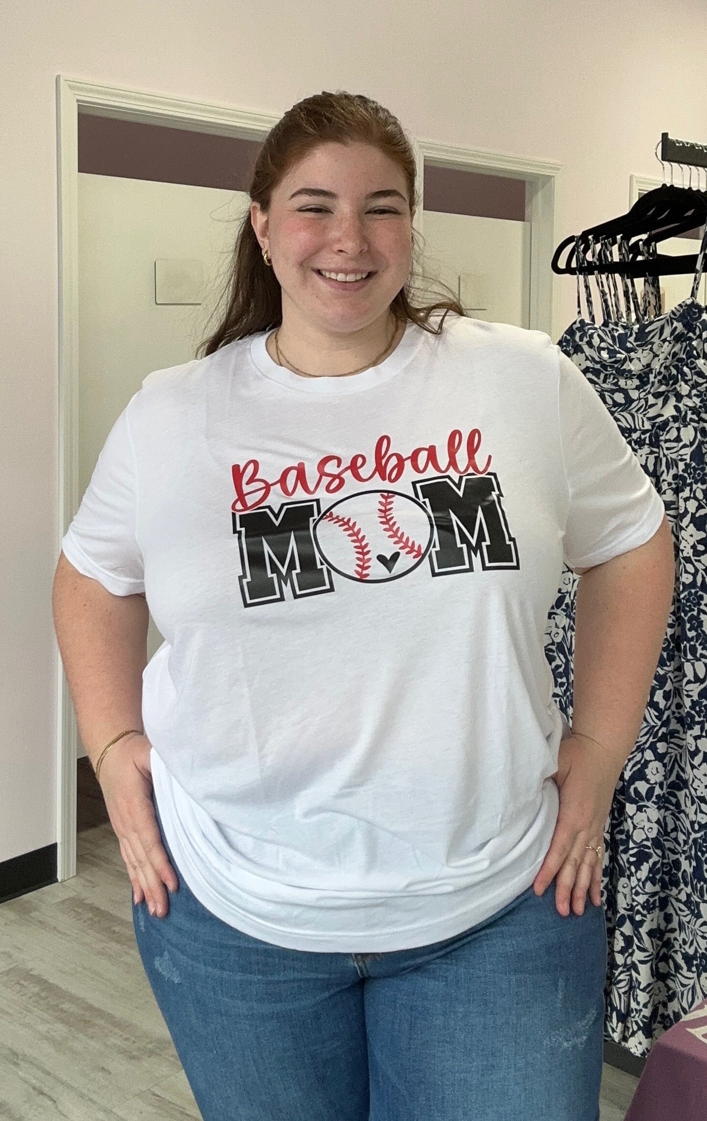 Baseball Mom Tee { product_type }}