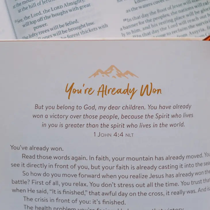 Devotions For A "Moving Mountains" Kind of Girl-Book-Barbour Publishing, Inc.-Three Birdies Boutique, Women's Fashion Boutique Located in Kearney, MO