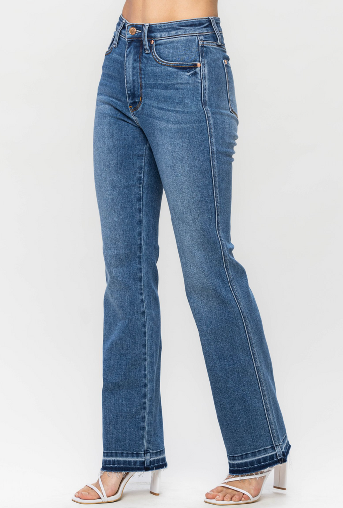 Judy Blue Tummy Control Slim Bootcut-Denim-Judy Blue-Three Birdies Boutique, Women's Fashion Boutique Located in Kearney, MO