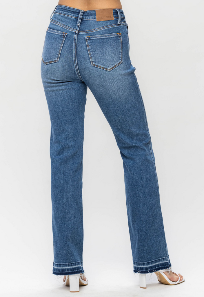 Judy Blue Tummy Control Slim Bootcut-Denim-Judy Blue-Three Birdies Boutique, Women's Fashion Boutique Located in Kearney, MO