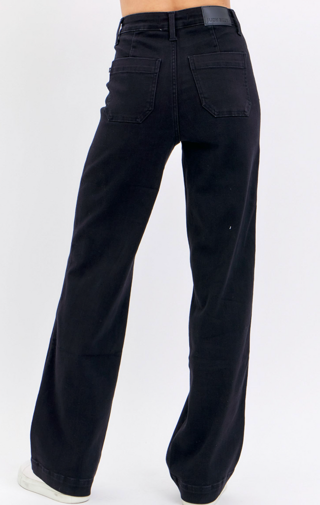 Judy Blue HW Patch Pocket Straight Leg
