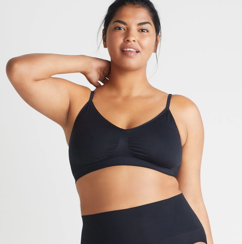 V-Neck Bralette-Bralette-Yummie-Three Birdies Boutique, Women's Fashion Boutique Located in Kearney, MO