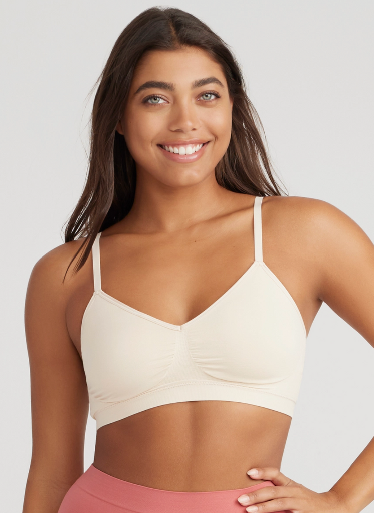 V-Neck Bralette-Bralette-Yummie-Three Birdies Boutique, Women's Fashion Boutique Located in Kearney, MO