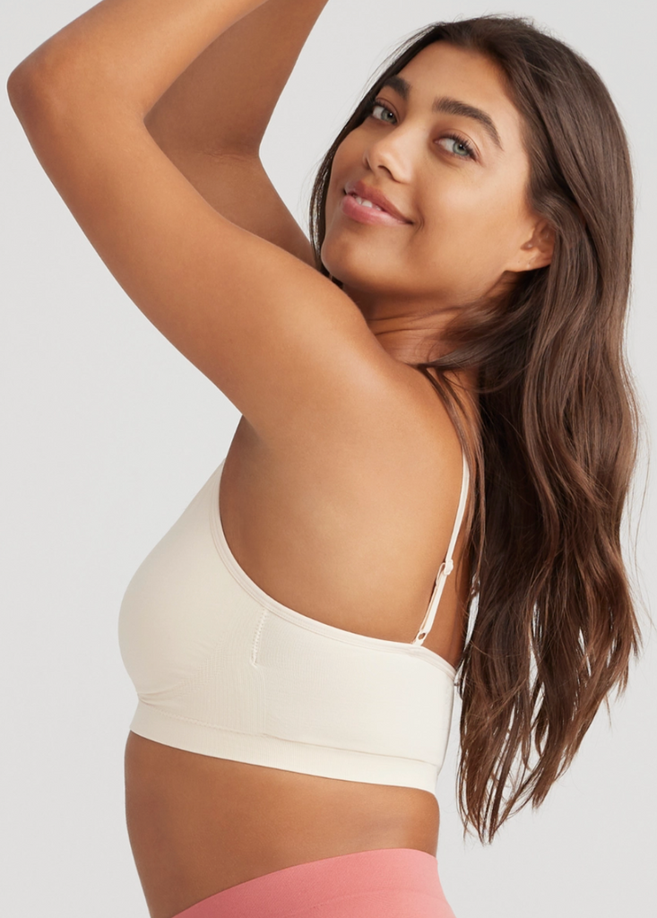V-Neck Bralette-Bralette-Yummie-Three Birdies Boutique, Women's Fashion Boutique Located in Kearney, MO
