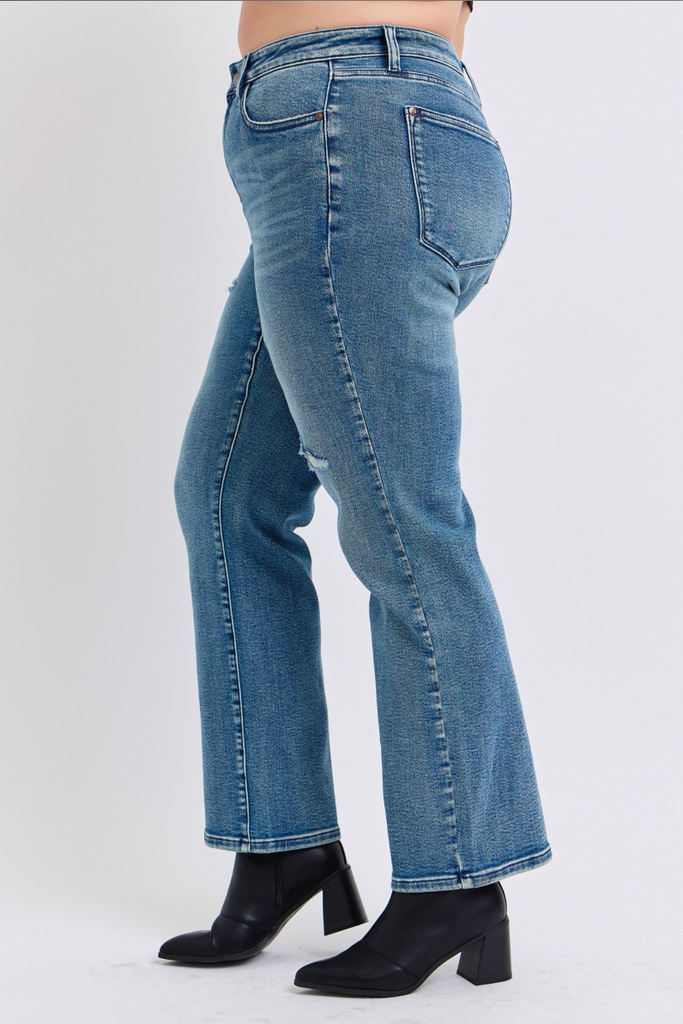 Judy Blue Destroy Dad Jean-Denim-Judy Blue-Three Birdies Boutique, Women's Fashion Boutique Located in Kearney, MO