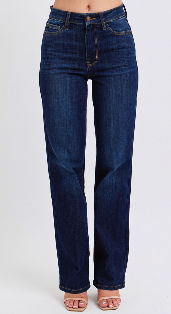 Judy Blue High Waist Dark Wash Straight