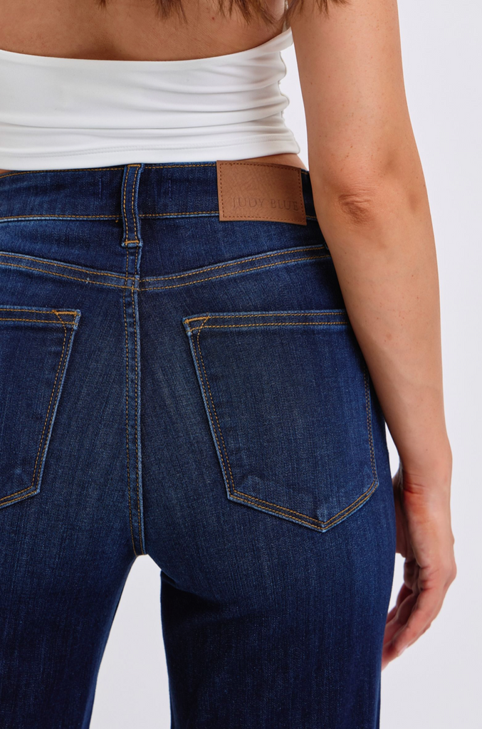 Judy Blue High Waist Dark Wash Straight
