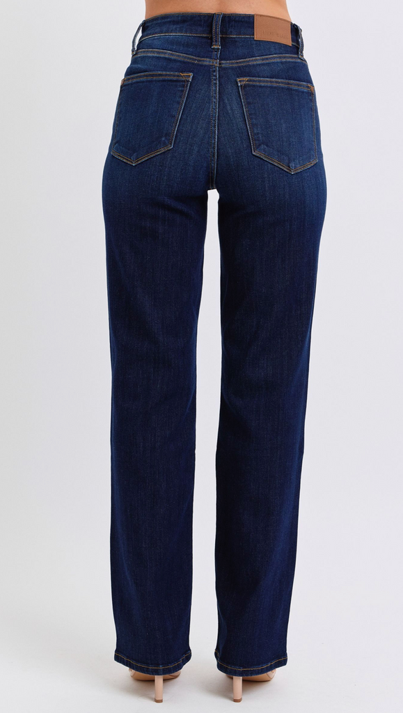 Judy Blue High Waist Dark Wash Straight