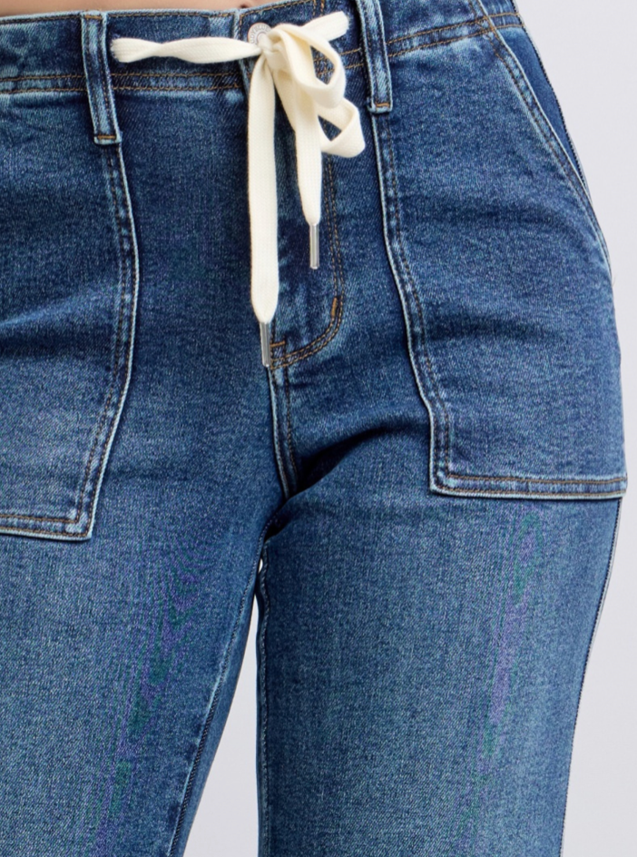 Judy Blue High Waist Drawstring Wide Leg { product_type }}