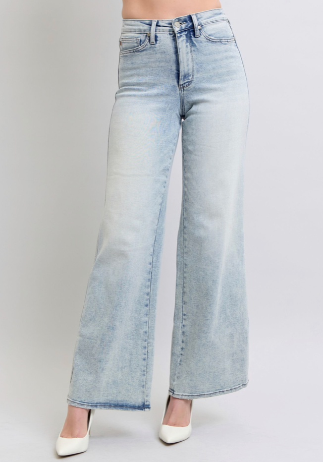 Judy Blue Tummy Control Retro Wide { product_type }}