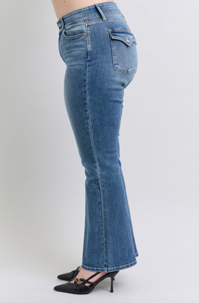 Judy Blue Hi-Rise Flare With Tint