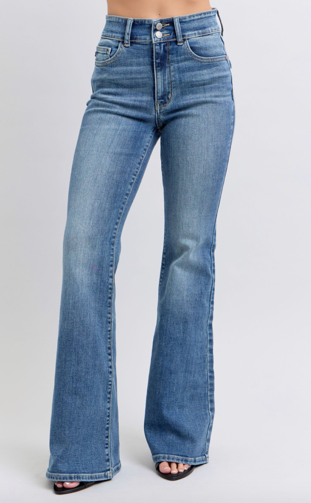 Judy Blue Hi-Rise Flare With Tint