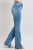 Judy Blue TC Side Slit Bootcut { product_type }}