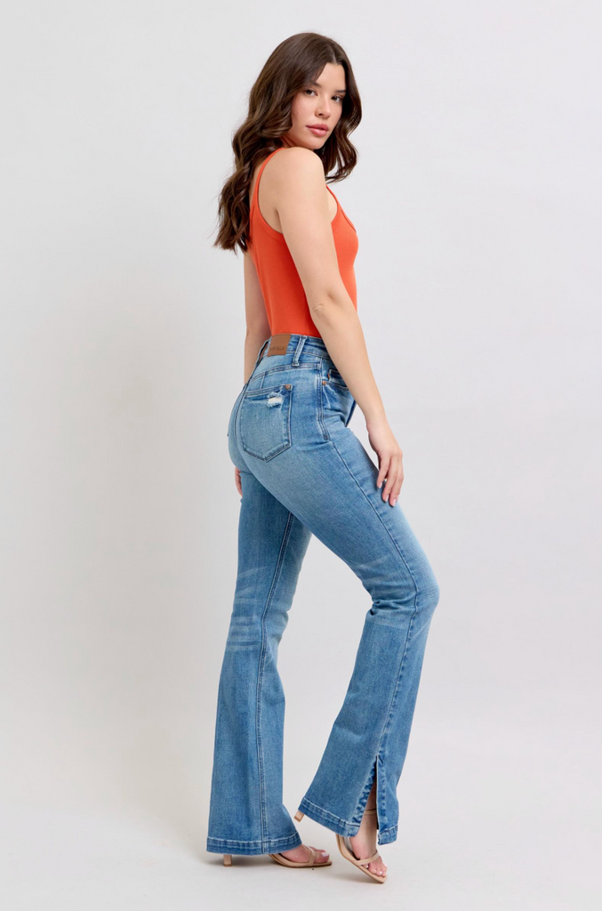 Judy Blue TC Side Slit Bootcut