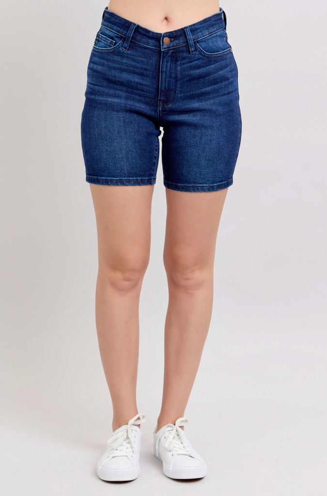 Judy Blue V-Front Bermuda Shorts