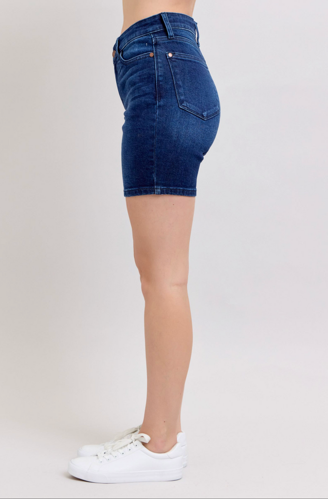 Judy Blue V-Front Bermuda Shorts