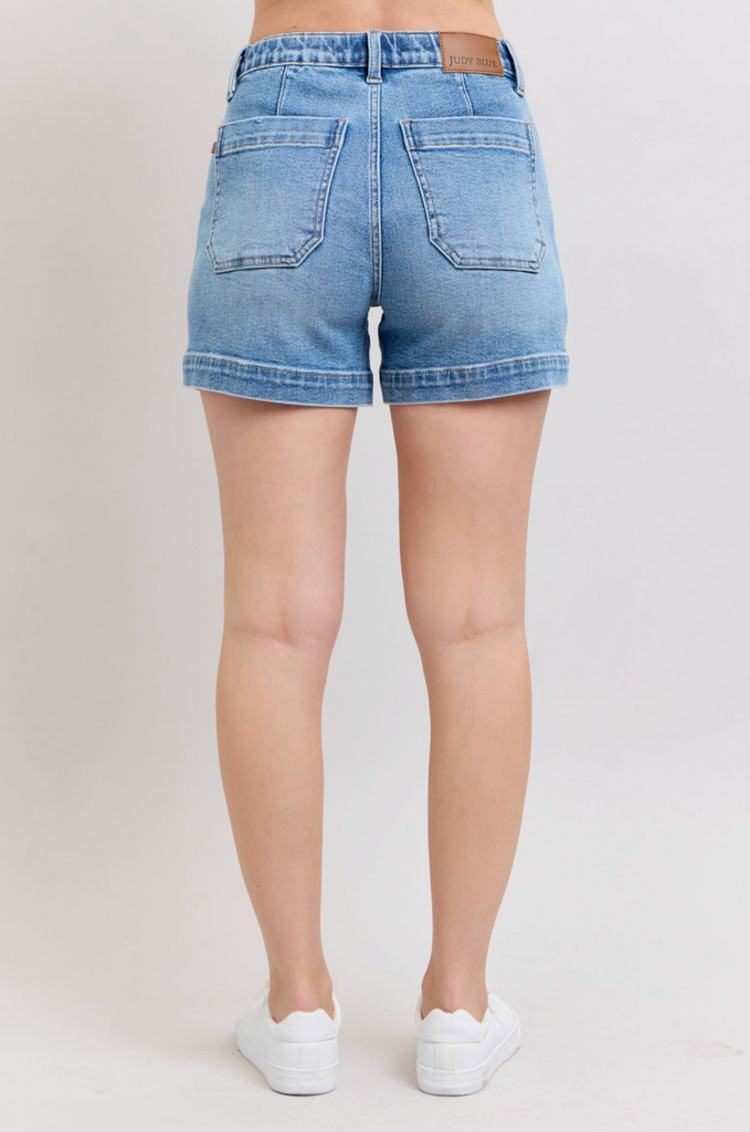 Judy Blue Vintage Wash Jogger Shorts-Shorts-Judy Blue-Three Birdies Boutique, Women's Fashion Boutique Located in Kearney, MO