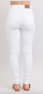 Judy Blue HW White Skinny Jean { product_type }}