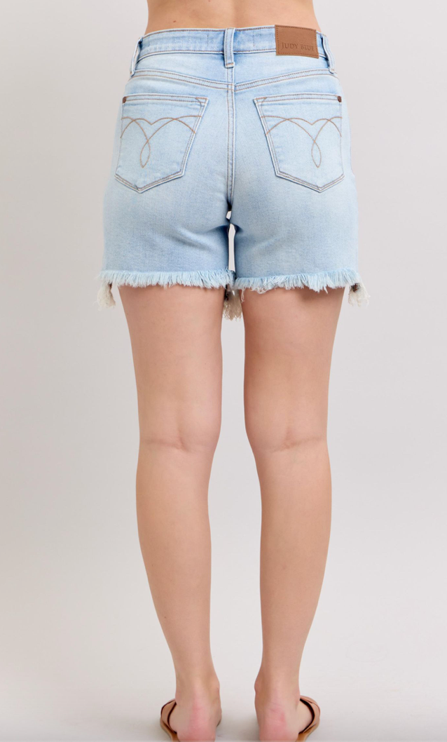 Judy Blue Cut Off Dad Short { product_type }}