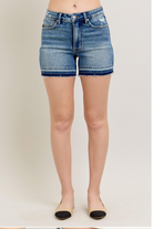 Judy Blue MR TC Vintage Wash Shorts { product_type }}