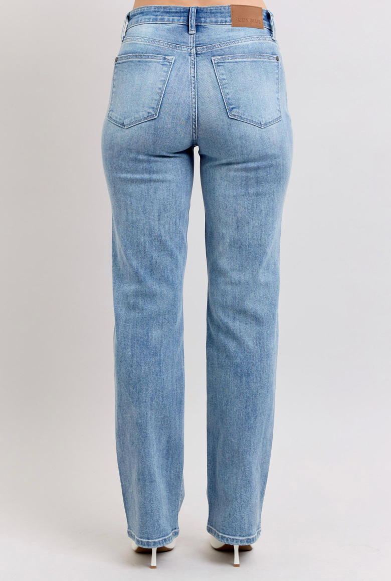 Judy Blue HW 90's Straight-Denim-Judy Blue-Three Birdies Boutique, Women's Fashion Boutique Located in Kearney, MO