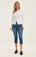 MR Capri-Denim-Judy Blue-Three Birdies Boutique, Women's Fashion Boutique Located in Kearney, MO