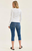 MR Capri-Denim-Judy Blue-Three Birdies Boutique, Women's Fashion Boutique Located in Kearney, MO