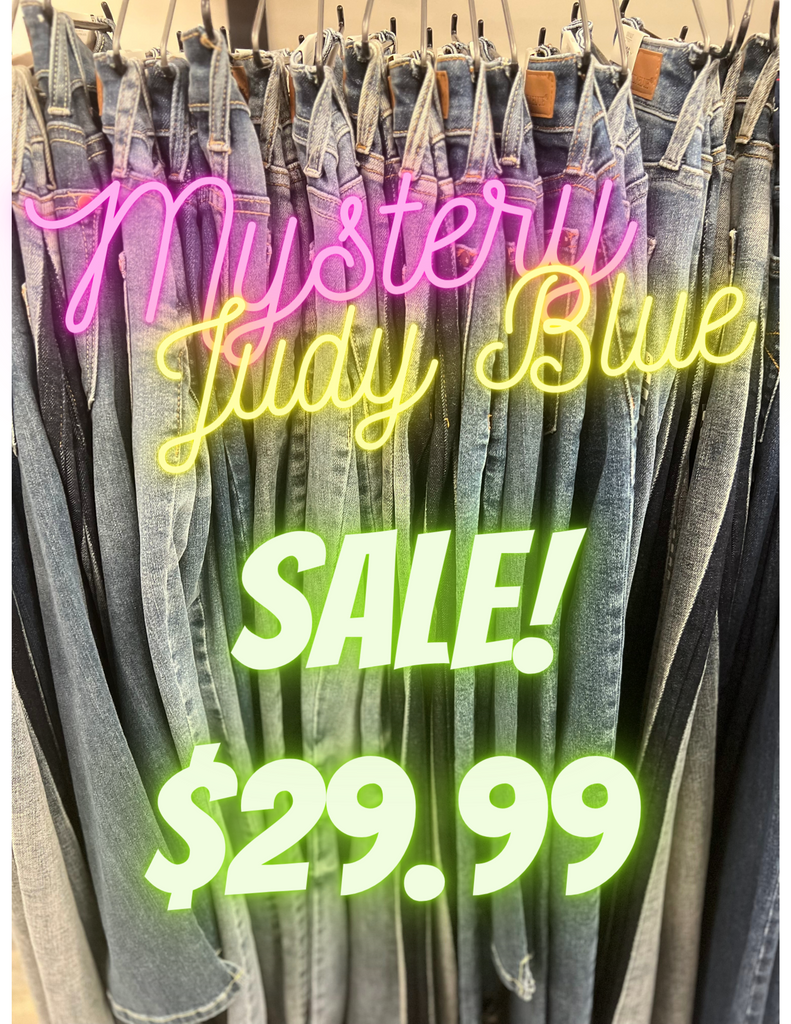 ** Mystery Judy Blue Denim **-Denim-Judy Blue-Three Birdies Boutique, Women's Fashion Boutique Located in Kearney, MO