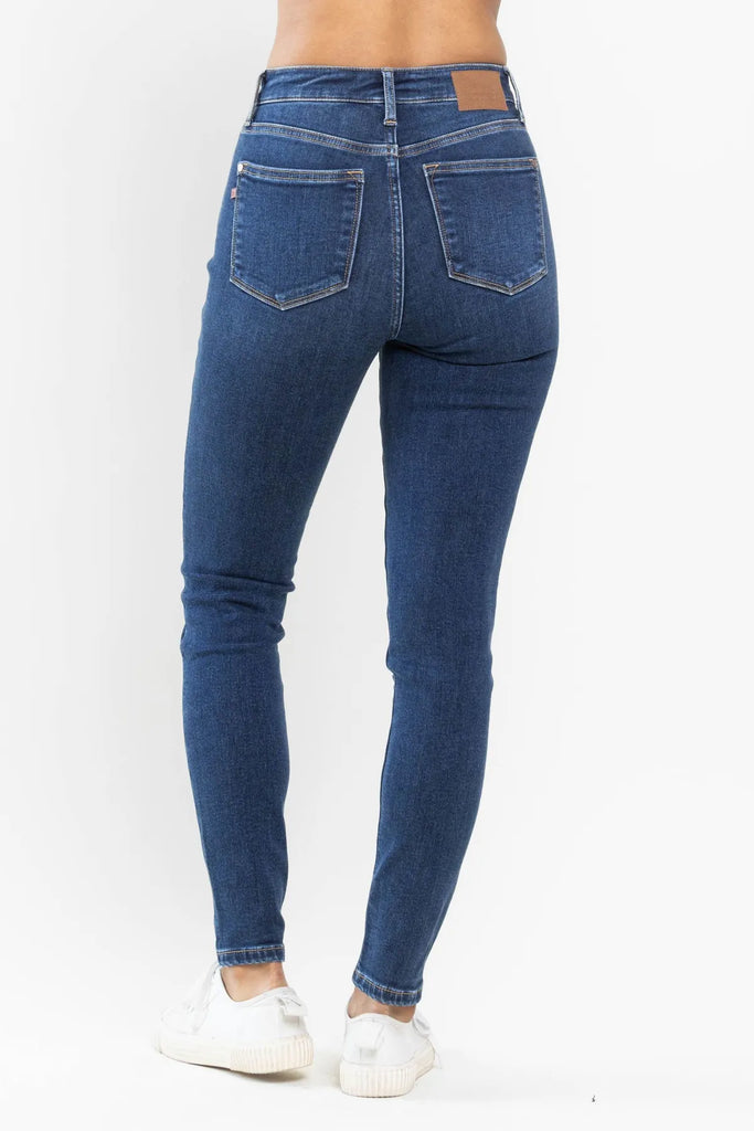 Judy Blue Thermal Skinny-Denim-Judy Blue-Three Birdies Boutique, Women's Fashion Boutique Located in Kearney, MO