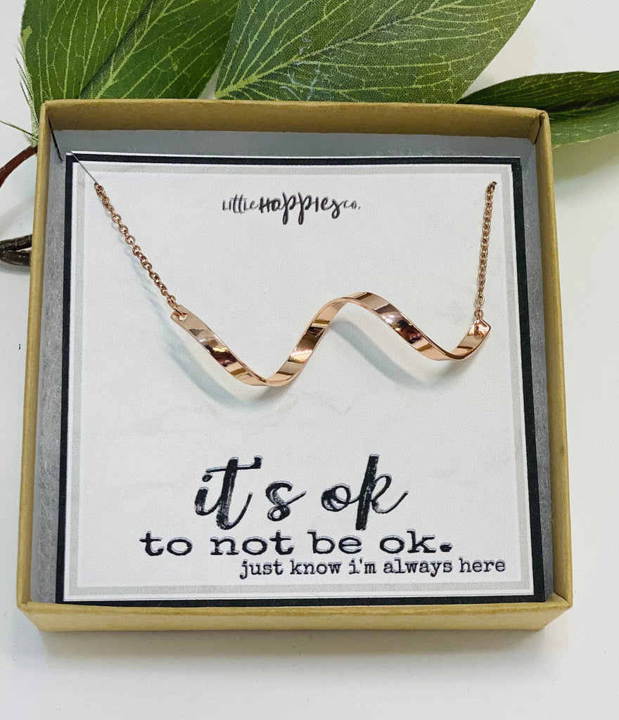 Bereavement Gift, Miscarriage Gift, Miscarriage Necklace, IVF Gift, Loss Of Child, Sympathy Gift, Encouragement Gift: Gold-Little Happies Co-Three Birdies Boutique, Women's Fashion Boutique Located in Kearney, MO
