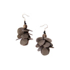 Marie Earrings: Charcoal Gray { product_type }}