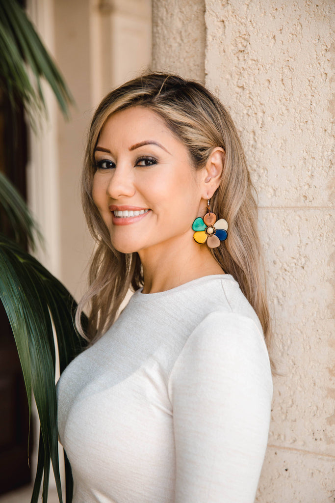 Rosalia Earrings-Organic Tagua Jewelry-Three Birdies Boutique, Women's Fashion Boutique Located in Kearney, MO