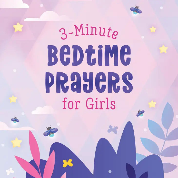 3 Minute Bedtime Prayers For Girls-Book-Barbour Publishing, Inc.-Three Birdies Boutique, Women's Fashion Boutique Located in Kearney, MO