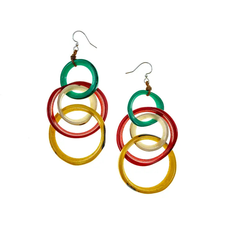 Yazmin Earrings-Earrings-Tagua-Three Birdies Boutique, Women's Fashion Boutique Located in Kearney, MO