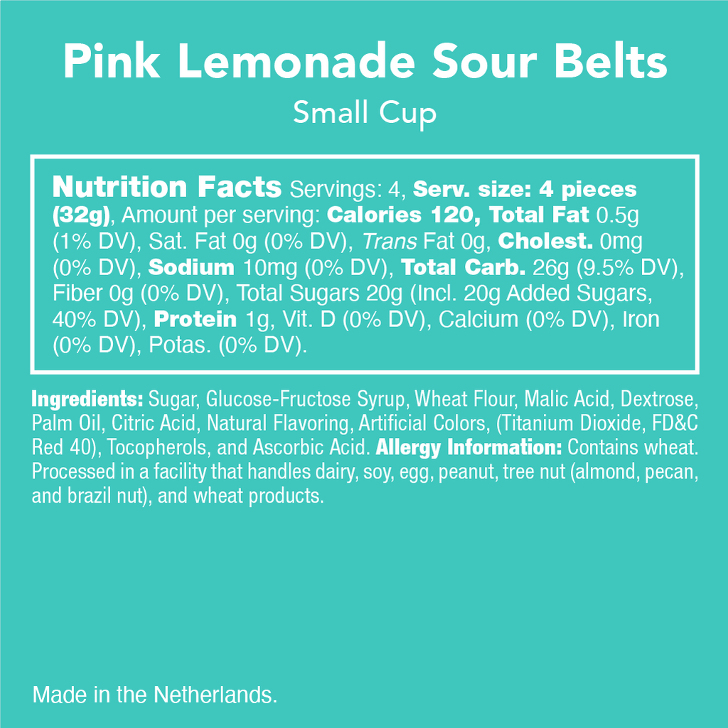 Pink Lemonade Sour Belts-Candy Club-Three Birdies Boutique, Women's Fashion Boutique Located in Kearney, MO
