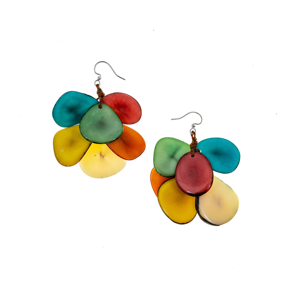 Mariposa Earrings: Fall Combo-Organic Tagua Jewelry-Three Birdies Boutique, Women's Fashion Boutique Located in Kearney, MO