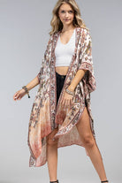 Shalimar Floral Kimono { product_type }}