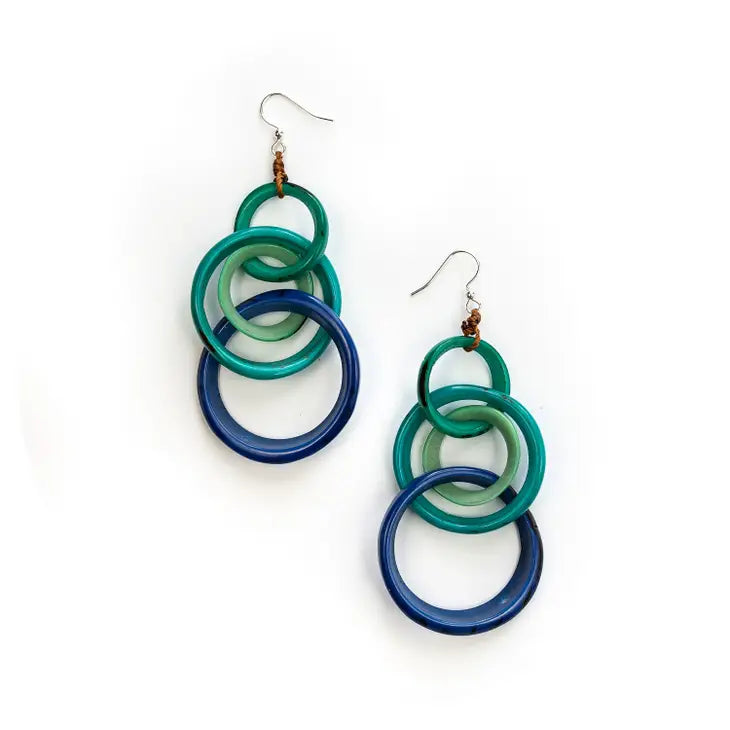 Yazmin Earrings-Earrings-Tagua-Three Birdies Boutique, Women's Fashion Boutique Located in Kearney, MO
