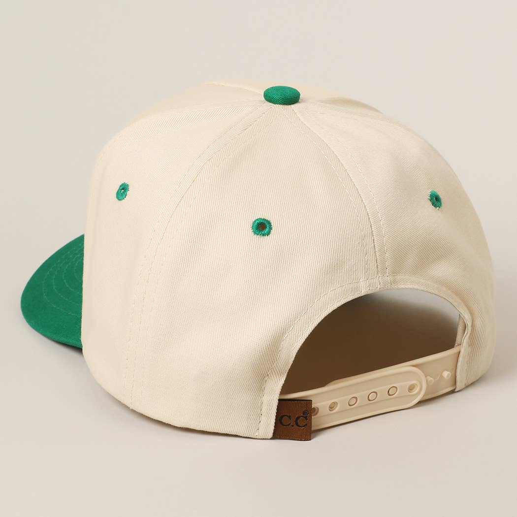 PICKLE BALLER 3D Letter Embroidery Two-Tone Trucker Hat: LPK / ONE SIZE { product_type }}