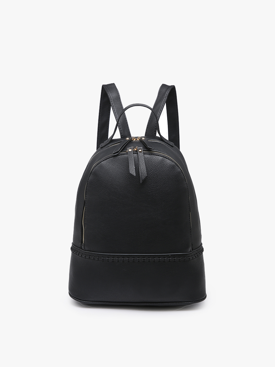 Marty Backpack with Stitch Detail - Black { product_type }}