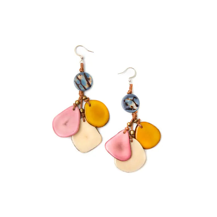 Allison Earrings-Earrings-Tagua-Three Birdies Boutique, Women's Fashion Boutique Located in Kearney, MO