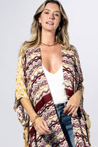 Saffron Garden Kimono { product_type }}