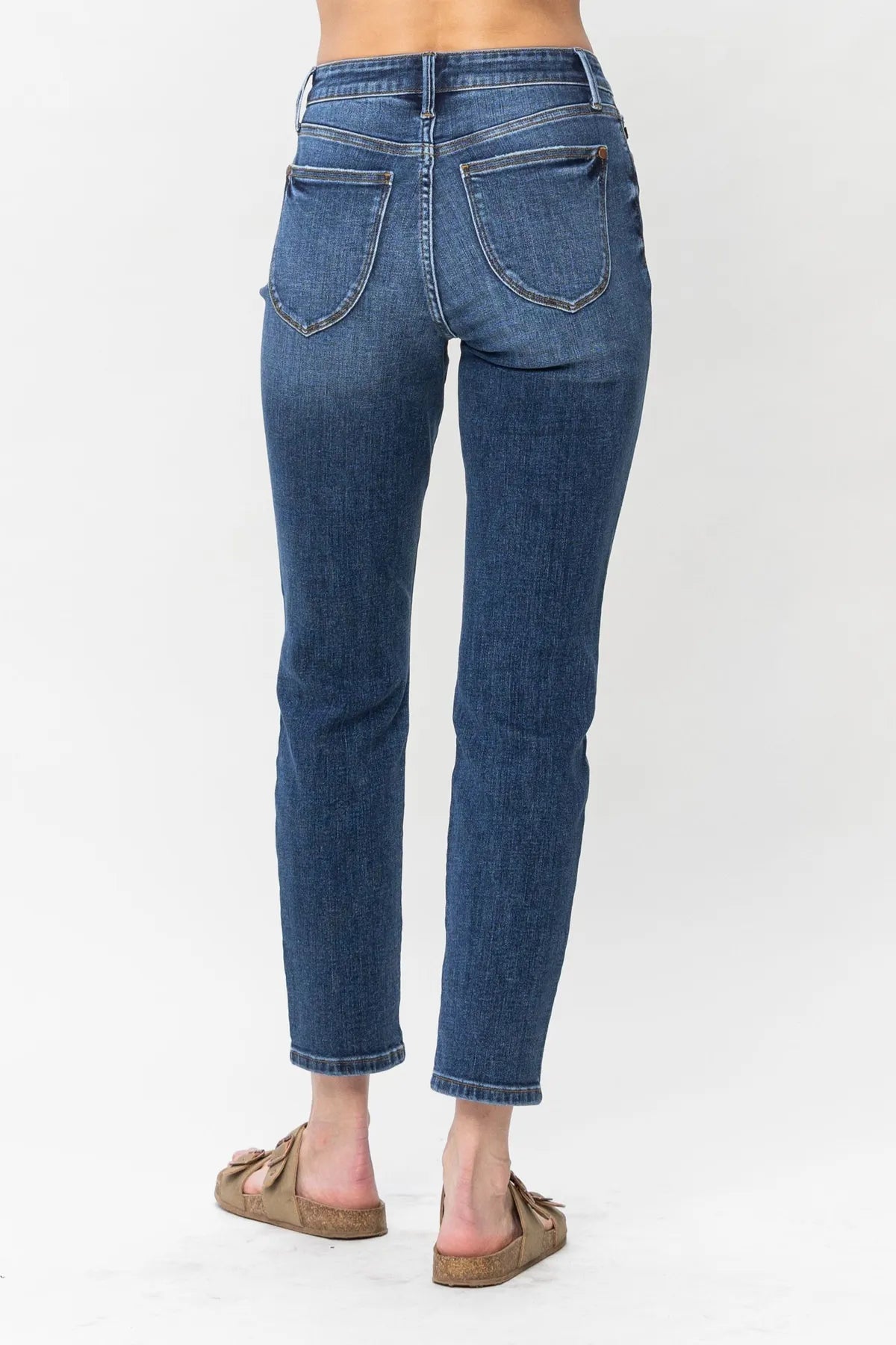 Judy Blue Shield Back Pocket Slim Fit { product_type }}