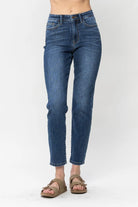 Judy Blue Shield Back Pocket Slim Fit { product_type }}